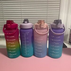 Gradient Water Bottle Set - Multicolor
